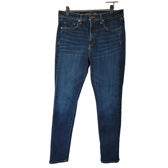 Veronica Beard Kate Skinny 10" High Waist Dark Vintage Jeans Sz 29 (31Wx27L) USA - Picture 1 of 10